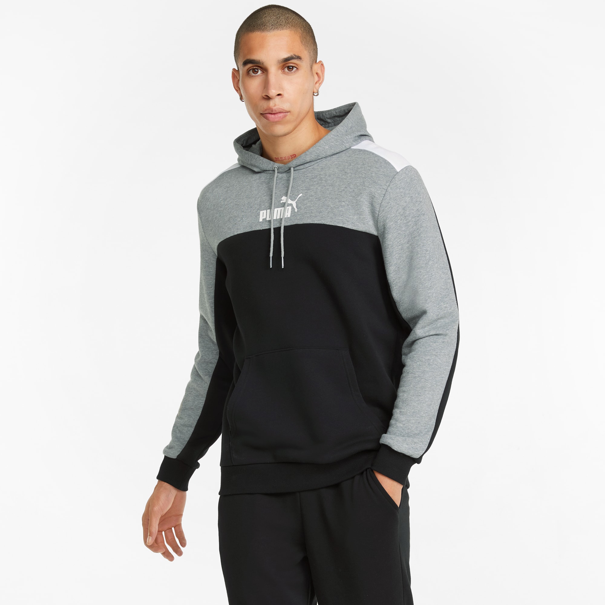 Puma men's outlet fleece cargo sweatshirt